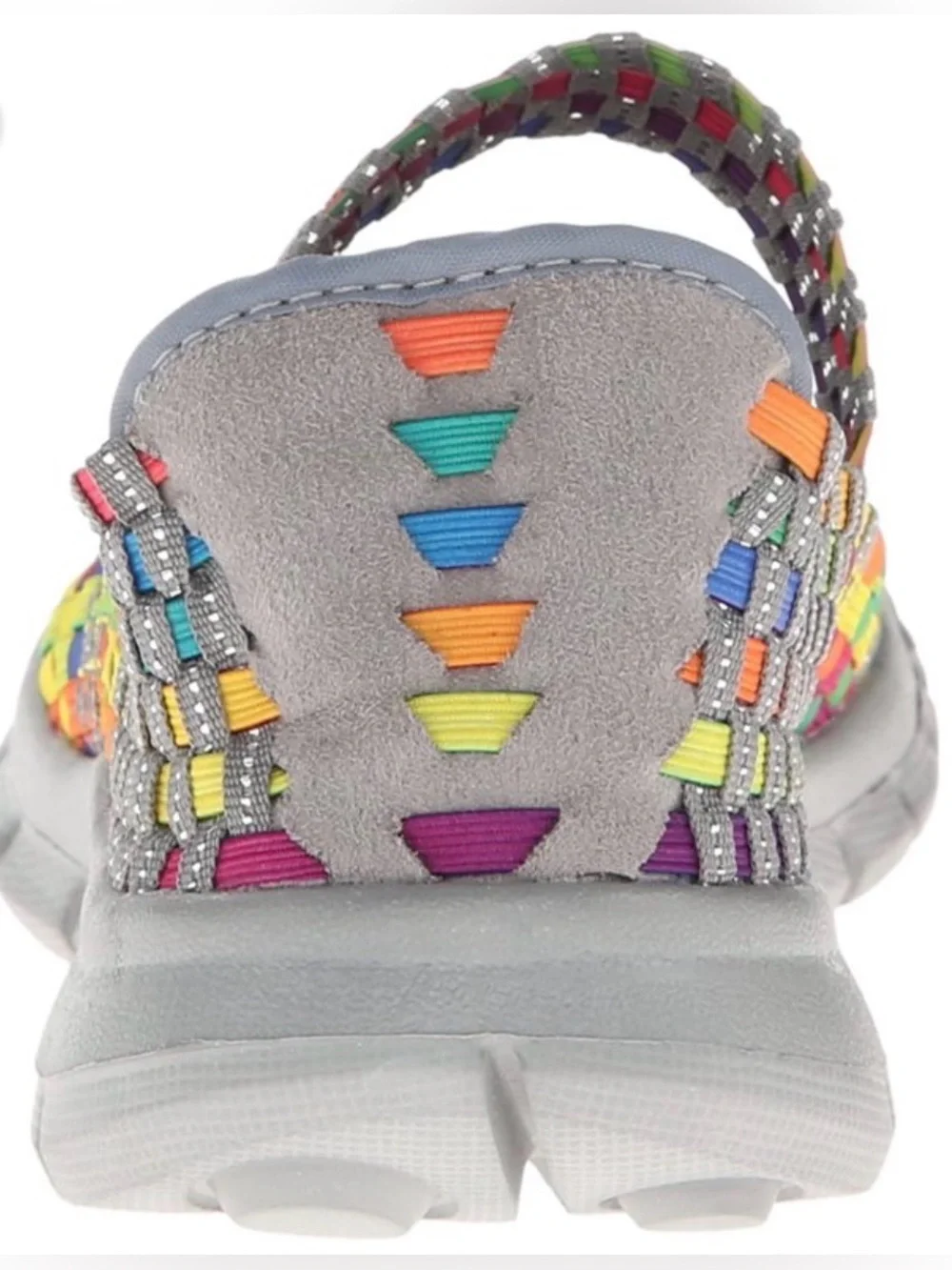 Bernie Mev Multicolor Hand Woven Peep-Toe Elastic Wedge Sport Sandal Size 39(8)